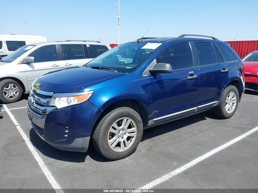 Vin: 2fmdk3gc4cba62495, lot: 46605687, ford edge se 20122