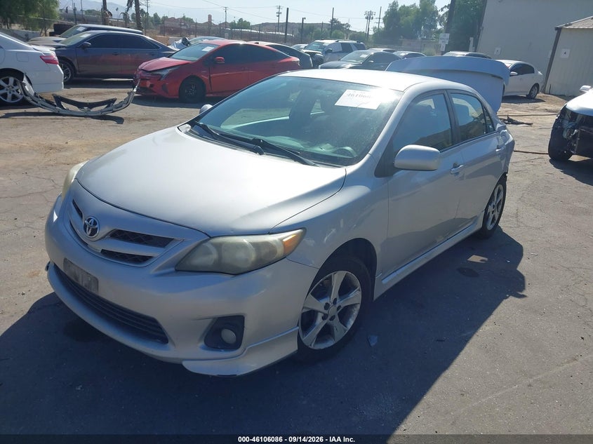 Vin: 2t1bu4eexbc619190, lot: 46605744, toyota corolla s 20112