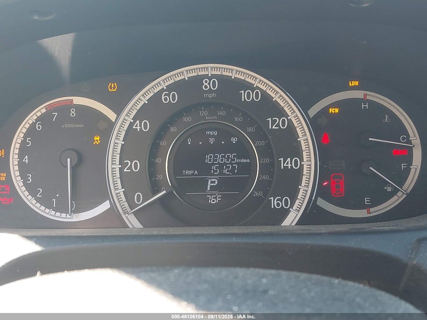 2014 HONDA ACCORD auction photo 7