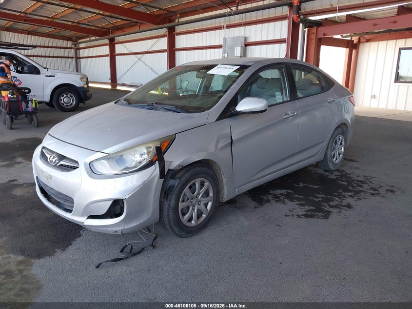 Vin: kmhct4ae3du537977, lot: 46605763, hyundai accent gls 20132
