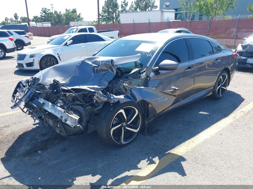Vin: 1hgcv1f38ja210719, lot: 46605765, honda accord sport 20182