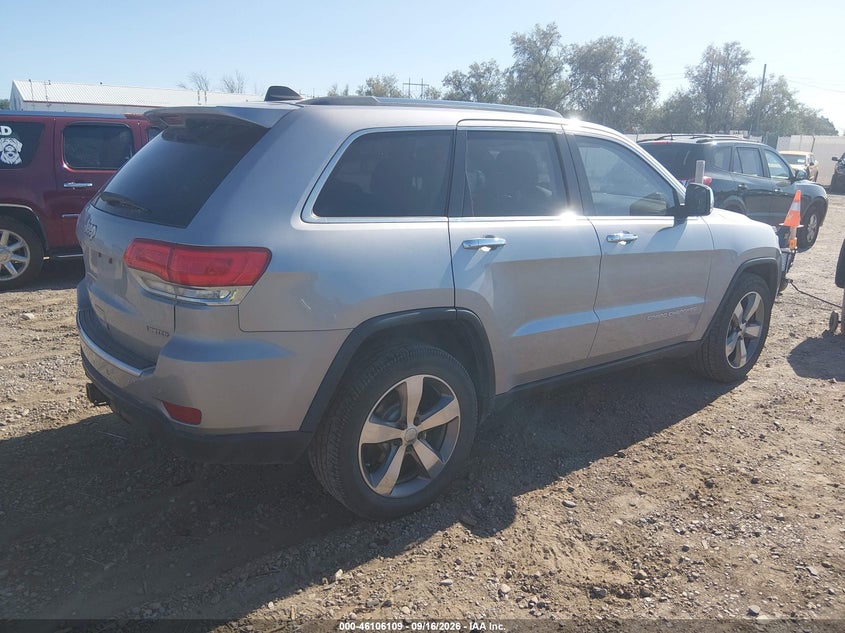 Vin: 1c4rjfbg3fc726976, lot: 46605767, jeep grand cherokee limited 20154