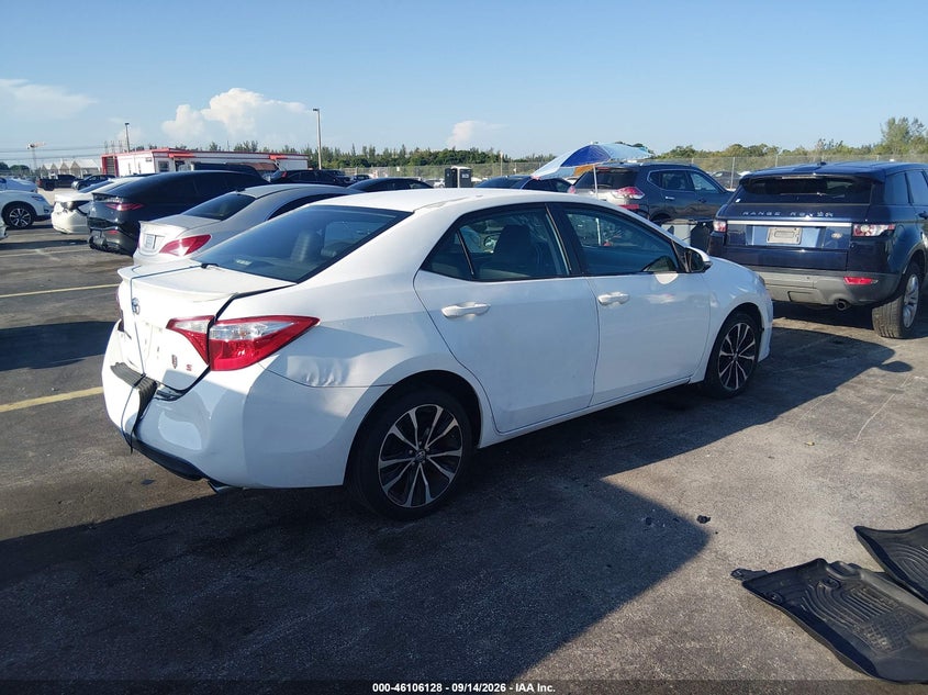 Vin: 5yfburhe1gp443968, lot: 46605786, toyota corolla s 20164