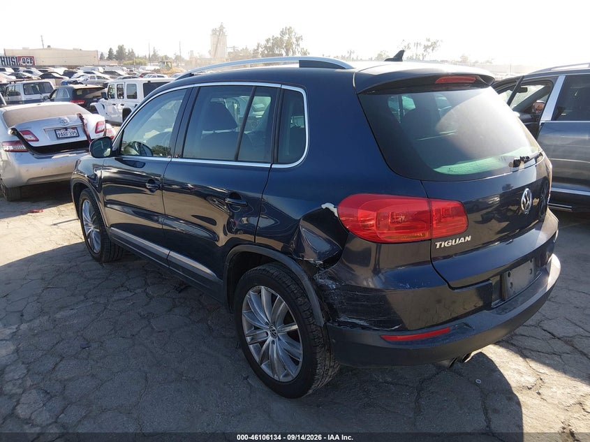 Vin: wvgav7axxcw576346, lot: 46605792, volkswagen tiguan se 20123