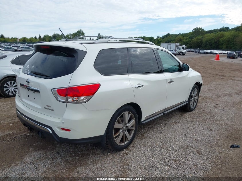 Vin: 5n1ar2mm8fc659420, lot: 46605820, nissan pathfinder platinum/s/sl/sv 20154