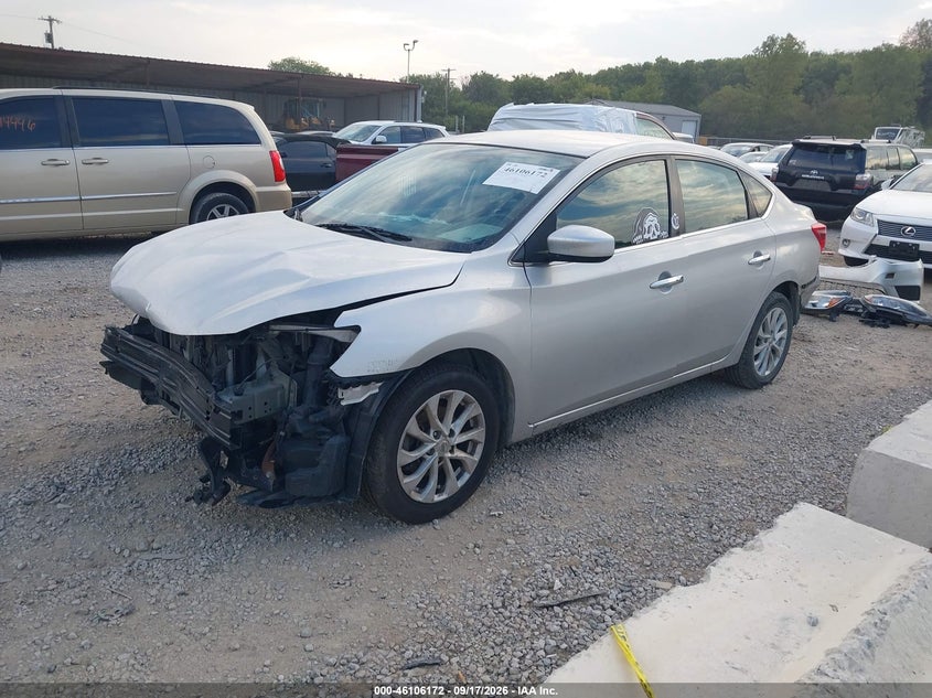 2019 Nissan Sentra, Front & Rear, IAAI, VIN 3N1AB7AP7KY352796 — photo 2