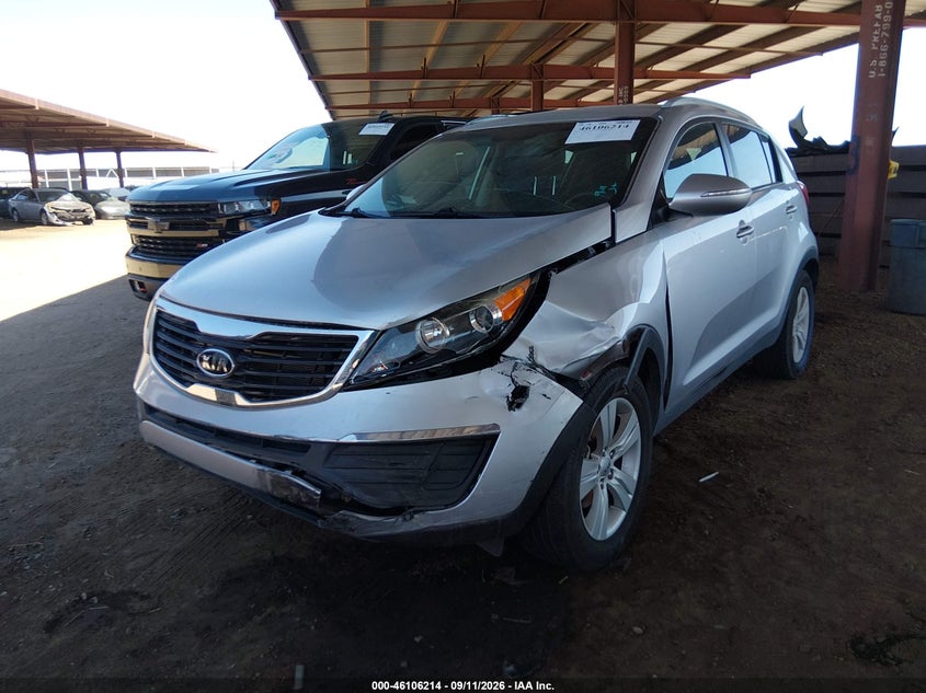 Vin: kndpb3a2xc7247273, lot: 46605872, kia sportage lx 20122