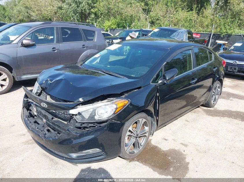 Vin: knafz4a88e5088766, lot: 46605874, kia forte ex 20142