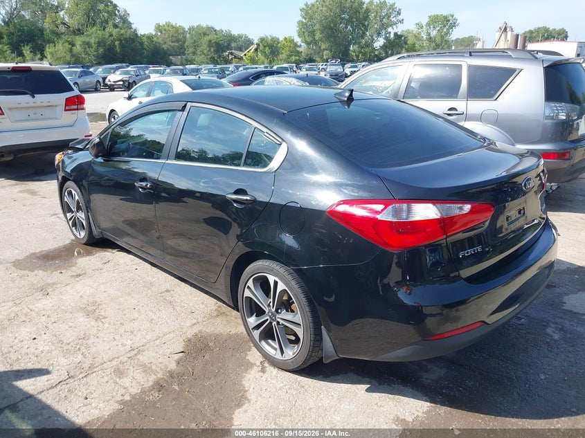 Vin: knafz4a88e5088766, lot: 46605874, kia forte ex 20143