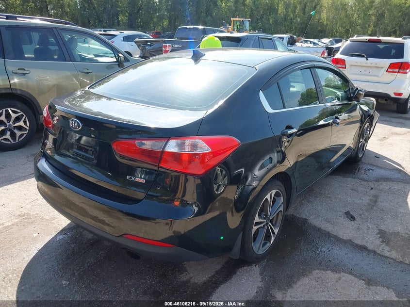 Vin: knafz4a88e5088766, lot: 46605874, kia forte ex 20144
