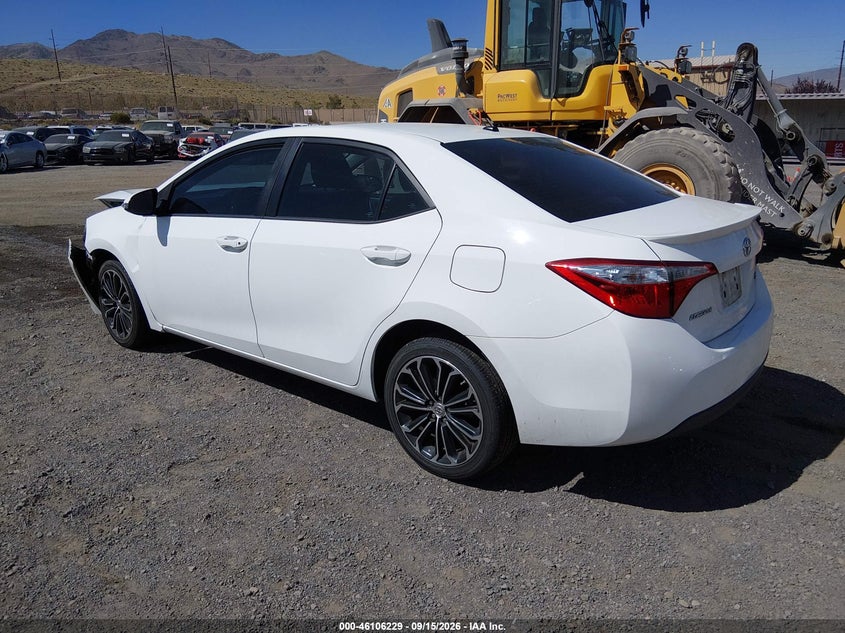 Vin: 2t1burhe1gc543892, lot: 46605887, toyota corolla s premium 20163