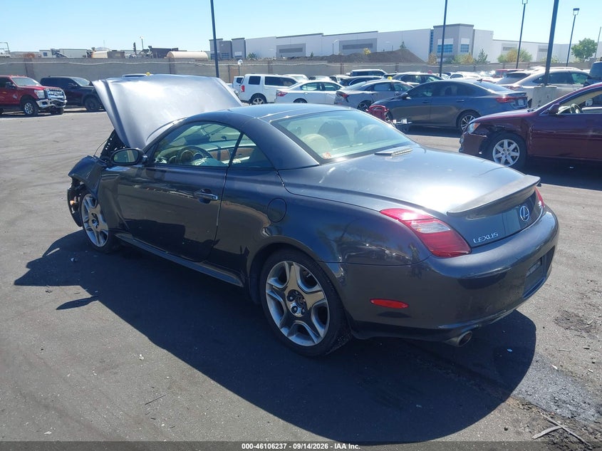LEXUS SC 430 2008 VIN JTHFN45Y789019412