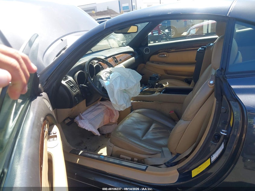 LEXUS SC 430 2008 VIN JTHFN45Y789019412
