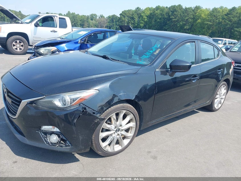 Vin: jm1bm1w34e1183361, lot: 46605903, mazda mazda3 s grand touring 20142