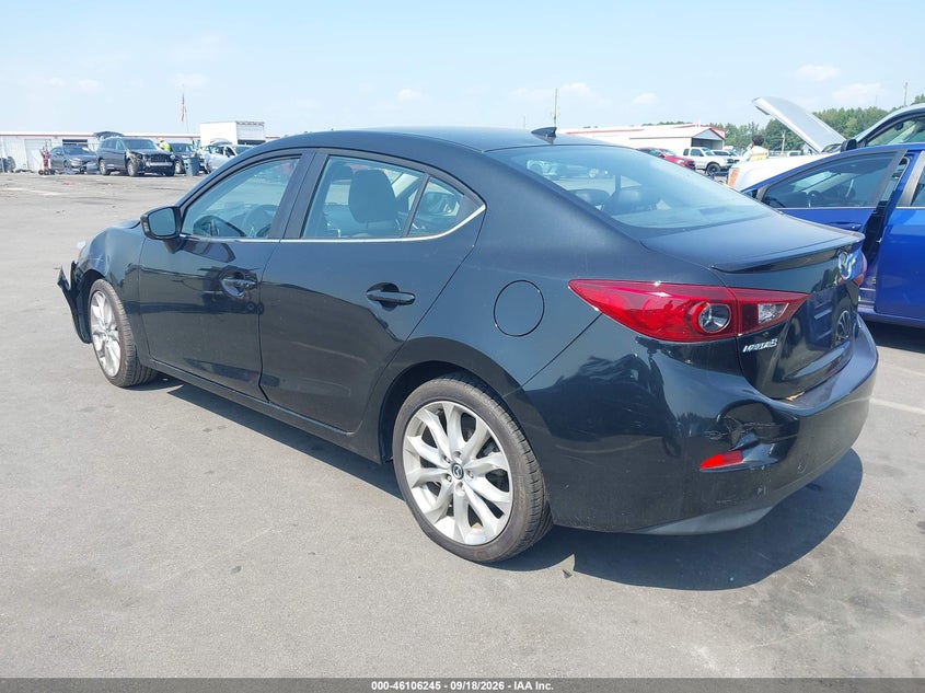Vin: jm1bm1w34e1183361, lot: 46605903, mazda mazda3 s grand touring 20143
