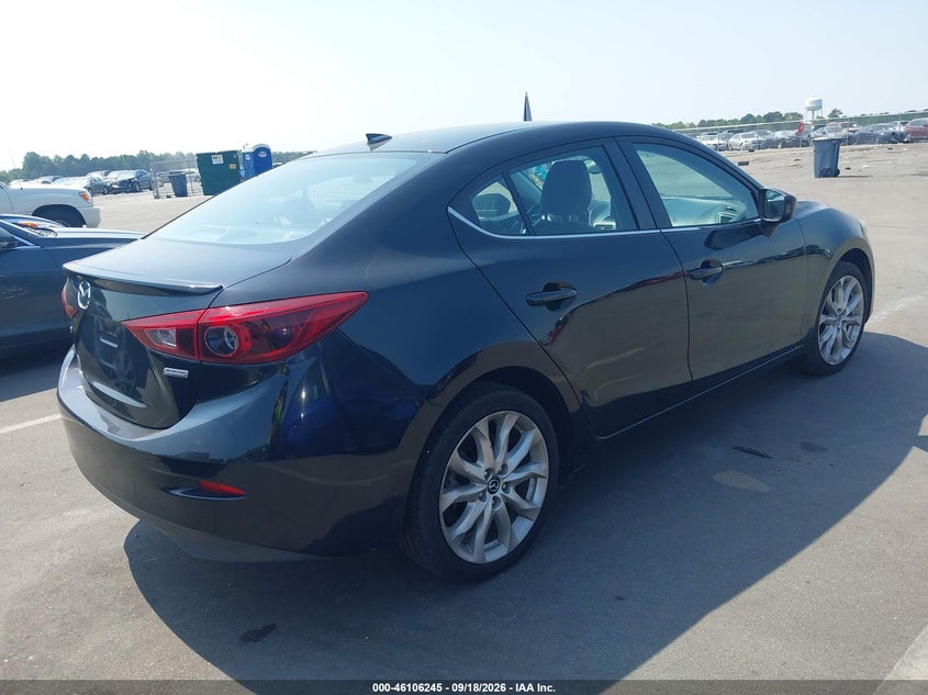 Vin: jm1bm1w34e1183361, lot: 46605903, mazda mazda3 s grand touring 20144