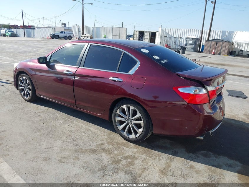 Vin: 1hgcr2f57ea208655, lot: 46605905, honda accord sport 20143