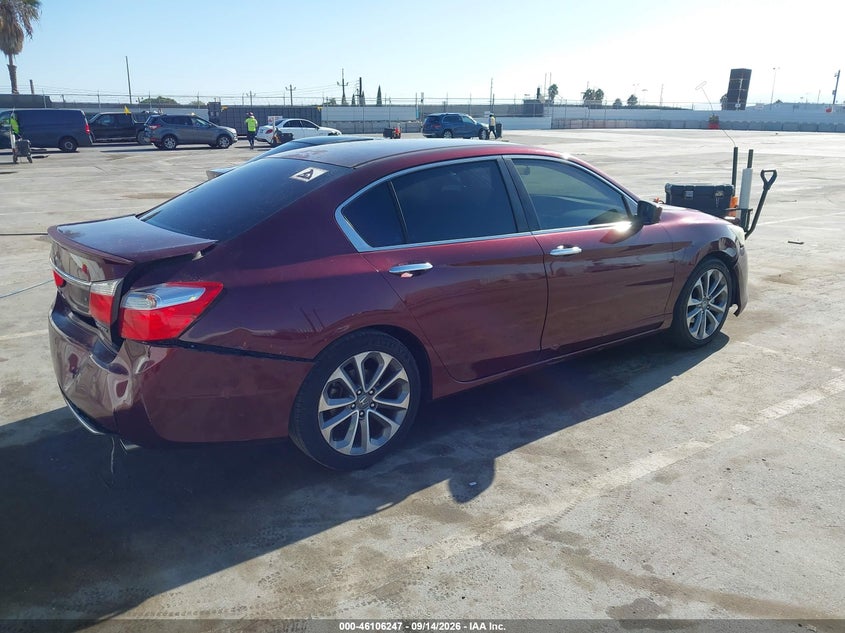 Vin: 1hgcr2f57ea208655, lot: 46605905, honda accord sport 20144
