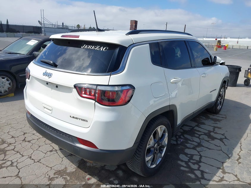 Vin: 3c4njccb1lt128823, lot: 46605906, jeep compass limited fwd 20204