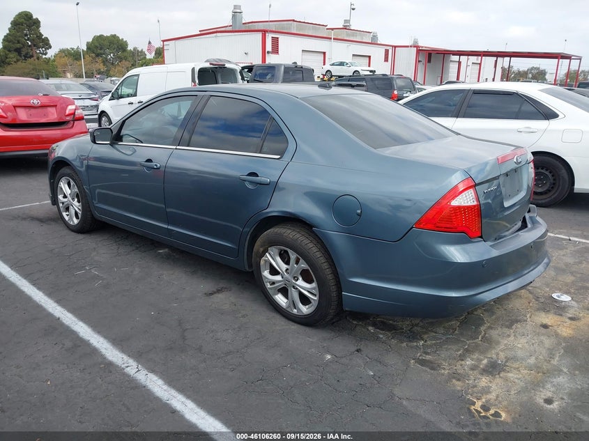 Vin: 3fahp0ha1cr351716, lot: 46605918, ford fusion se 20123