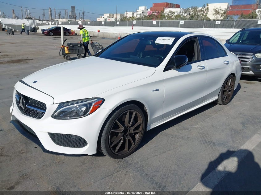 Vin: 55swf6eb3ju238366, lot: 46605925, mercedes-benz amg c 43 4matic 20182