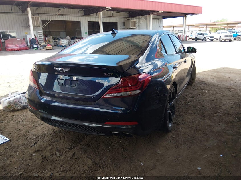Vin: kmtg44la6ku027019, lot: 46605928, genesis g70 2.0t advanced 20194