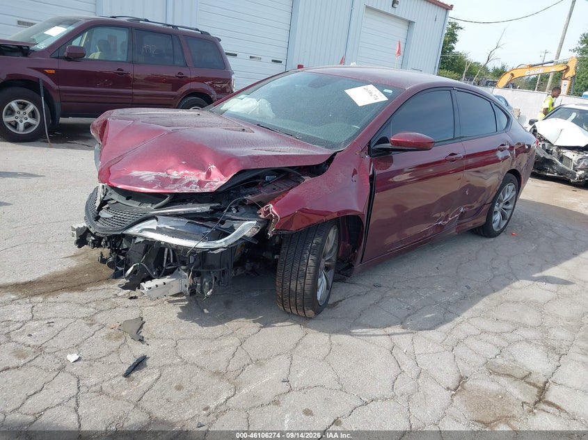 Vin: 1c3cccbb9gn124242, lot: 46605932, chrysler 200 s 20162
