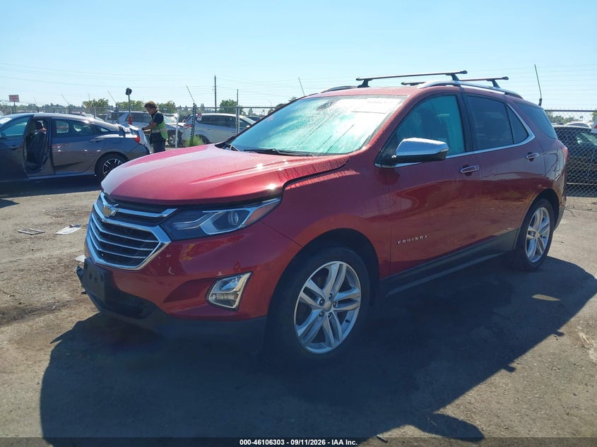 Vin: 2gnaxwex7j6198472, lot: 46605961, chevrolet equinox premier 20182