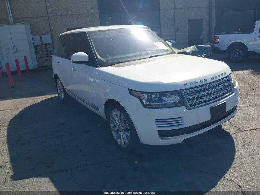 Vin: salgs2kf3ga299793, lot: 46605974, land rover range rover 3.0l v6 turbocharged diesel hse td6 2016 img_1