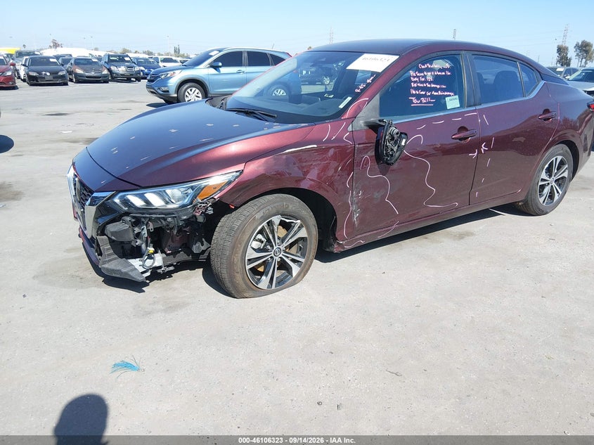 Vin: 3n1ab8cv1py225213, lot: 46605981, nissan sentra sv xtronic cvt 20232