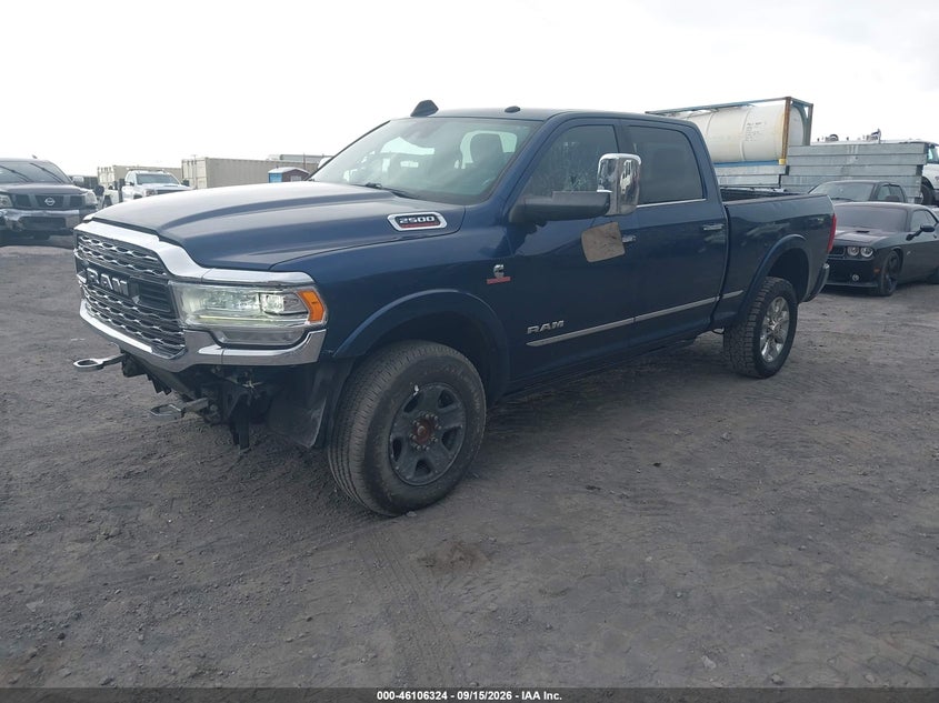 Vin: 3c6ur5sl5kg714160, lot: 46605982, ram 2500 limited  4x4 6'4 box 20192