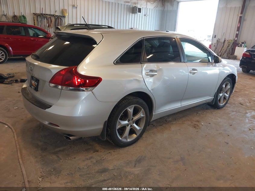 Vin: 4t3zk3bb3du055934, lot: 46605984, toyota venza base v6 20134