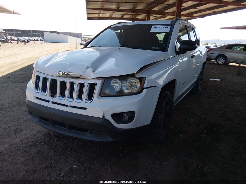 Vin: 1c4njcba9ed552851, lot: 46605997, jeep compass sport 20142