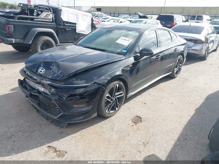 Vin: kmhl54jc0ra378790, lot: 46606009, hyundai sonata n line 20242