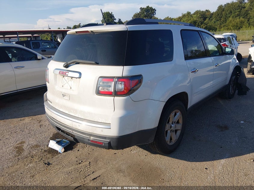Vin: 1gkkrned9gj142377, lot: 46606018, gmc acadia sle-1 20164