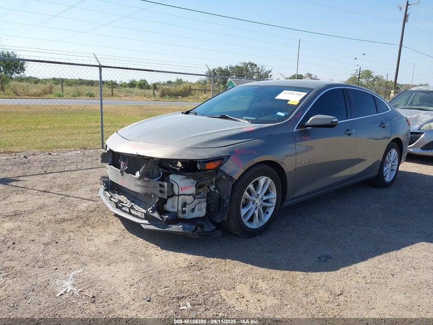 Vin: 1g1zd5st0jf250894, lot: 46606048, chevrolet malibu lt 20182