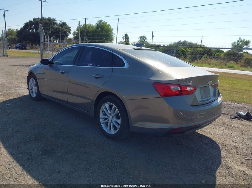 Vin: 1g1zd5st0jf250894, lot: 46606048, chevrolet malibu lt 20183
