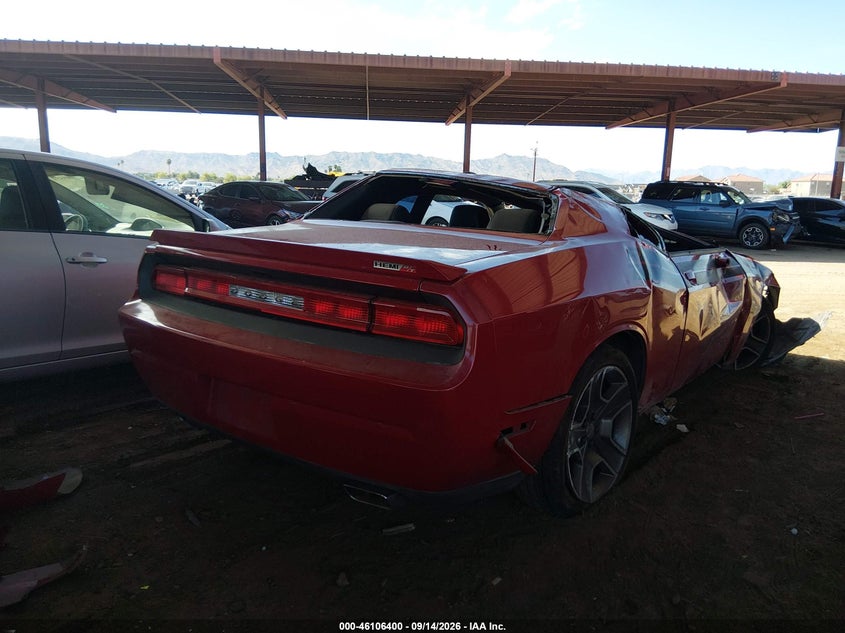 Vin: 2c3cdybt0dh523130, lot: 46606058, dodge challenger r/t classic 20134