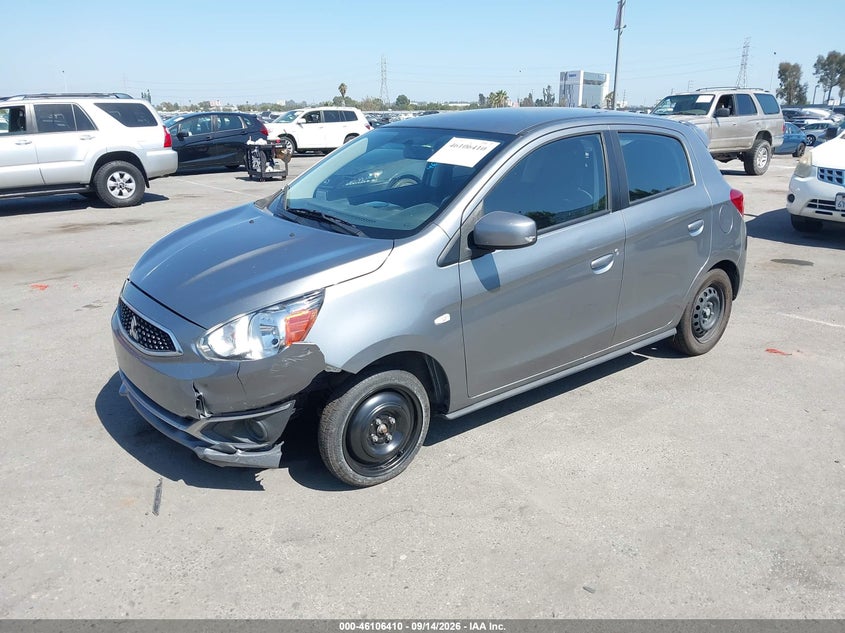 Vin: ml32a3hj4jh014798, lot: 46606068, mitsubishi mirage es 20182