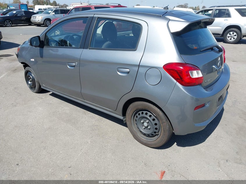 Vin: ml32a3hj4jh014798, lot: 46606068, mitsubishi mirage es 20183