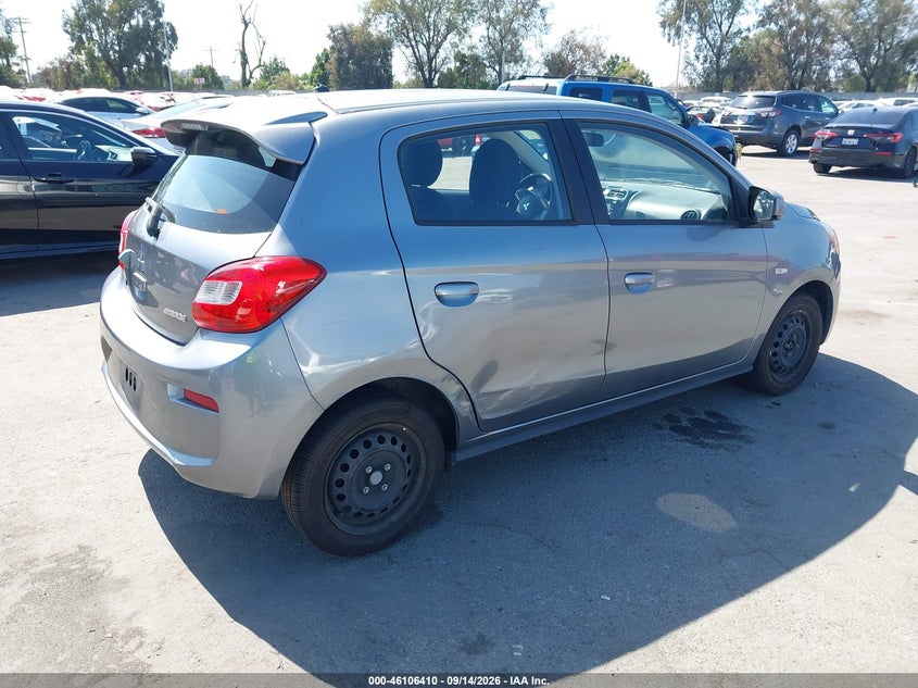 Vin: ml32a3hj4jh014798, lot: 46606068, mitsubishi mirage es 20184