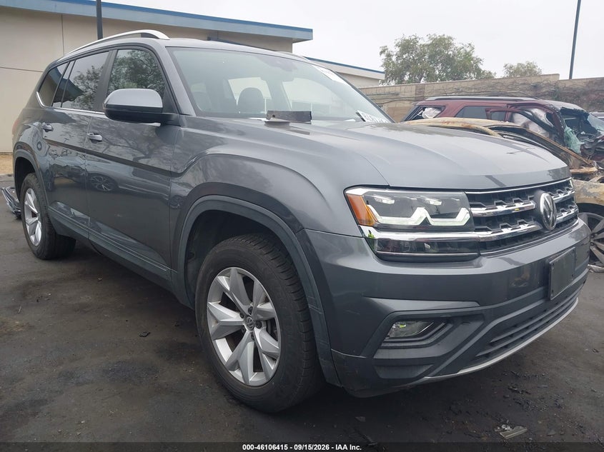 2018 Volkswagen Atlas 2.0T Se/2.0T Se W/Technology, Лівий бік, IAAI, VIN 1V2DP2CAXJC600522