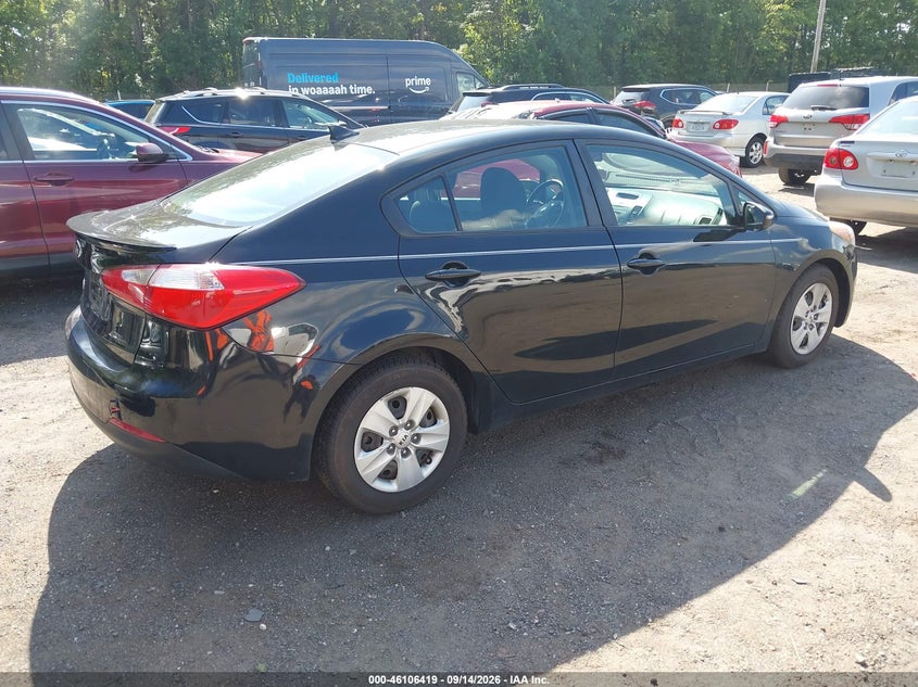 Vin: knafx4a68g5534860, lot: 46606077, kia forte lx 20164