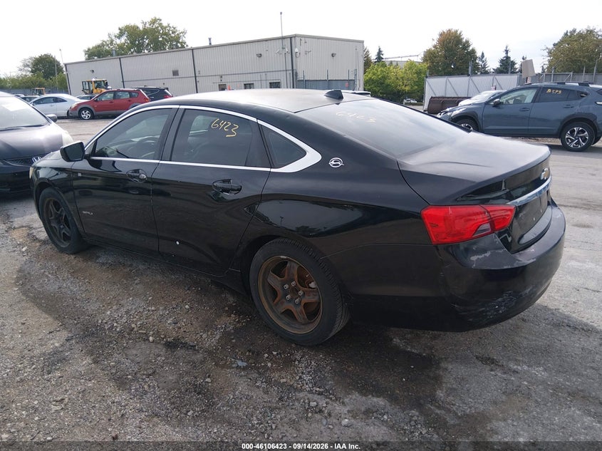 Vin: 1g11x5sl9eu163128, lot: 46606081, chevrolet impala 1fl 20143