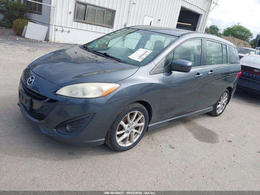 Vin: jm1cw2cl8c0142596, lot: 46606085, mazda mazda5 touring 20122