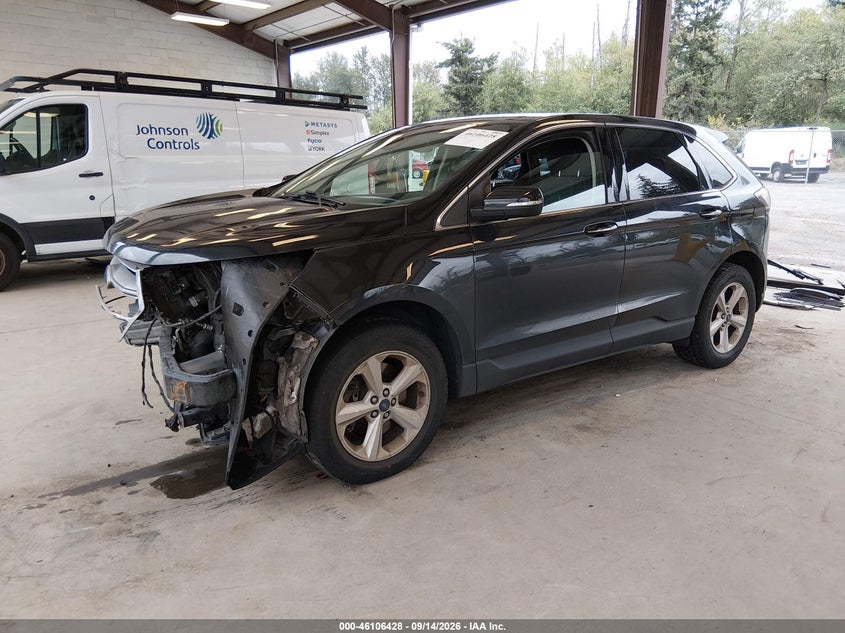 Vin: 2fmpk4k93fbb18574, lot: 46606086, ford edge titanium 20152