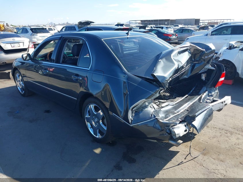 LEXUS LS 430 2005 VIN JTHBN36F950175876