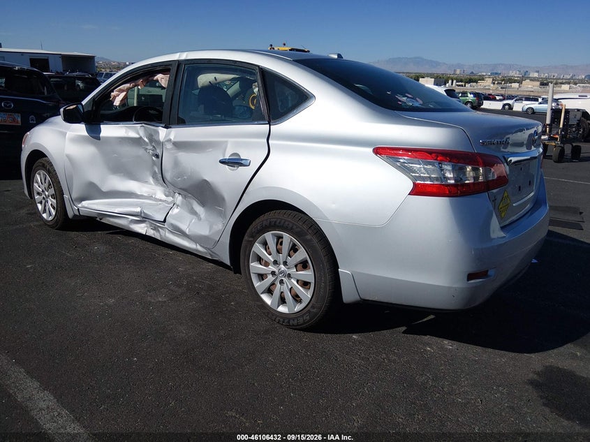 NISSAN SENTRA 2015 VIN 3N1AB7AP4FL681894