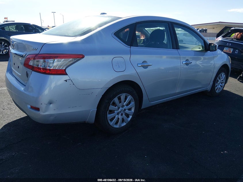 NISSAN SENTRA 2015 VIN 3N1AB7AP4FL681894