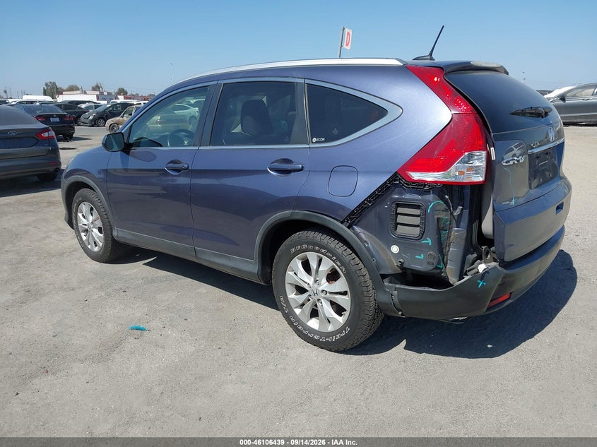 Vin: jhlrm3h79cc004357, lot: 46606097, honda cr-v ex-l 20123